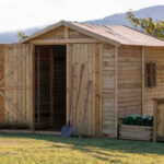 Ξύλινη αποθήκη κήπου από την tetos wood