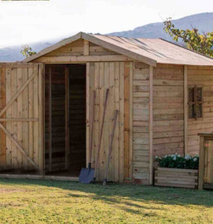Ξύλινη αποθήκη κήπου από την tetos wood