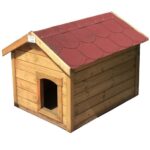 Ξύλινο σπίτι σκύλου από την tetos wood